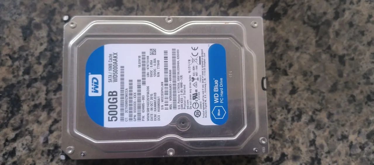 HD 500gb sata 
