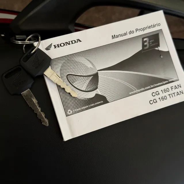 CG 160 TITAN -- EXTRA -- MANUAL E CHAVE RESERVA - Foto 5