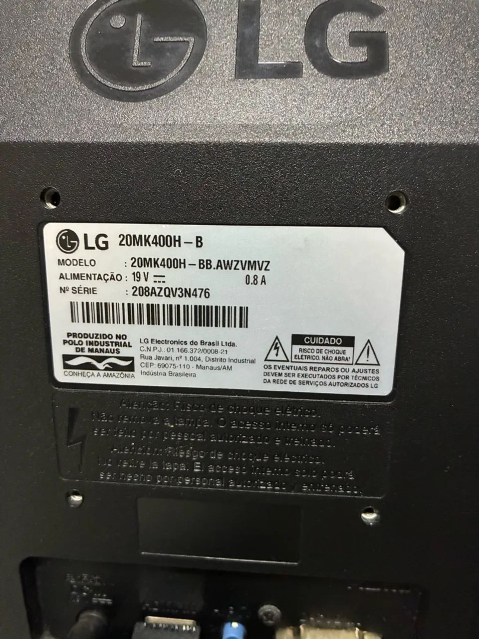 Monitor LG 19.5 75hz - Foto 4