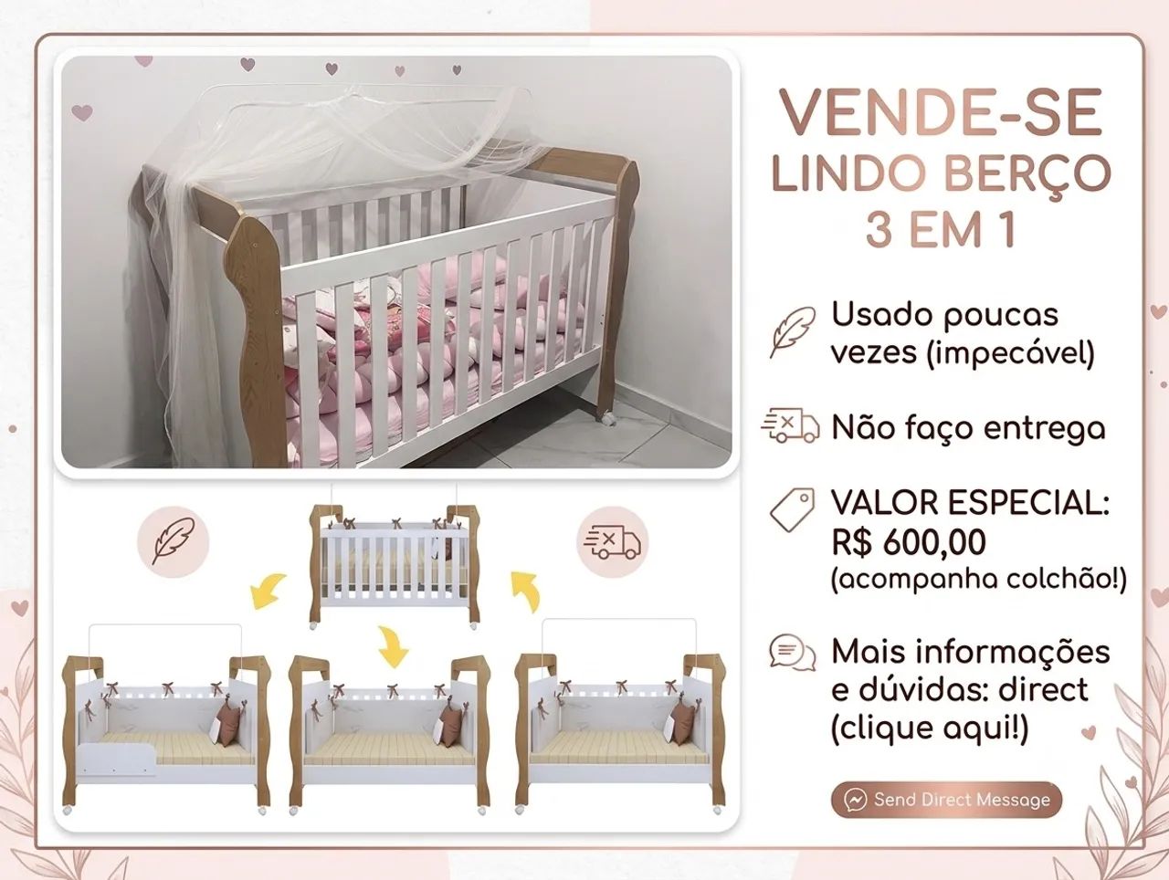 Vende-se Berço 
