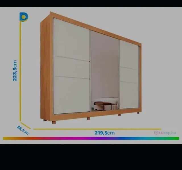 Guarda Roupa de Casal - Foto 2