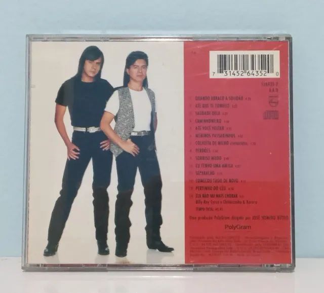 CD Chitãozinho & Xororó - Coração do Brasil - 1994 - Foto 3