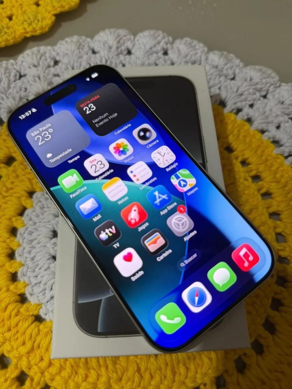 iPhone 16 Pro 128gb Silver - 92% de bateria  - Foto 3