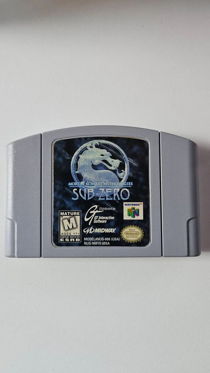 Mortal Kombat Sub-Zero Nintendo 64 original N64