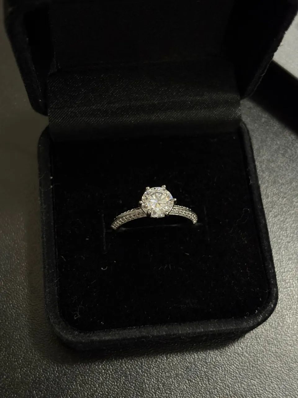 Anel Moissanite 
