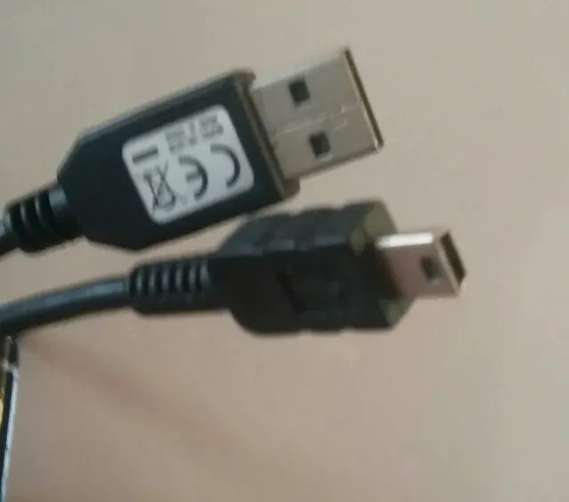 Cabo Mini Usb Nao Eh Micro Usb Eh Pra Cameras Impressora Etc - Foto 2
