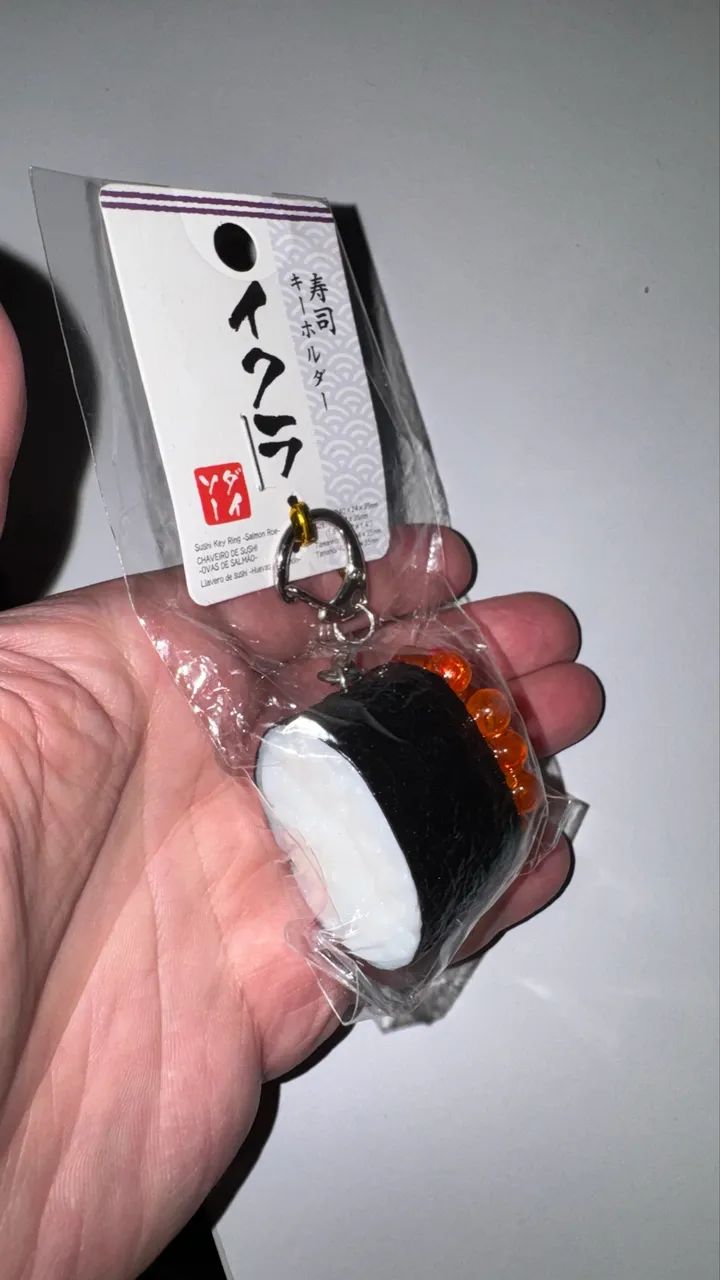 Chaveiro sushi comprado no Japão - Foto 4