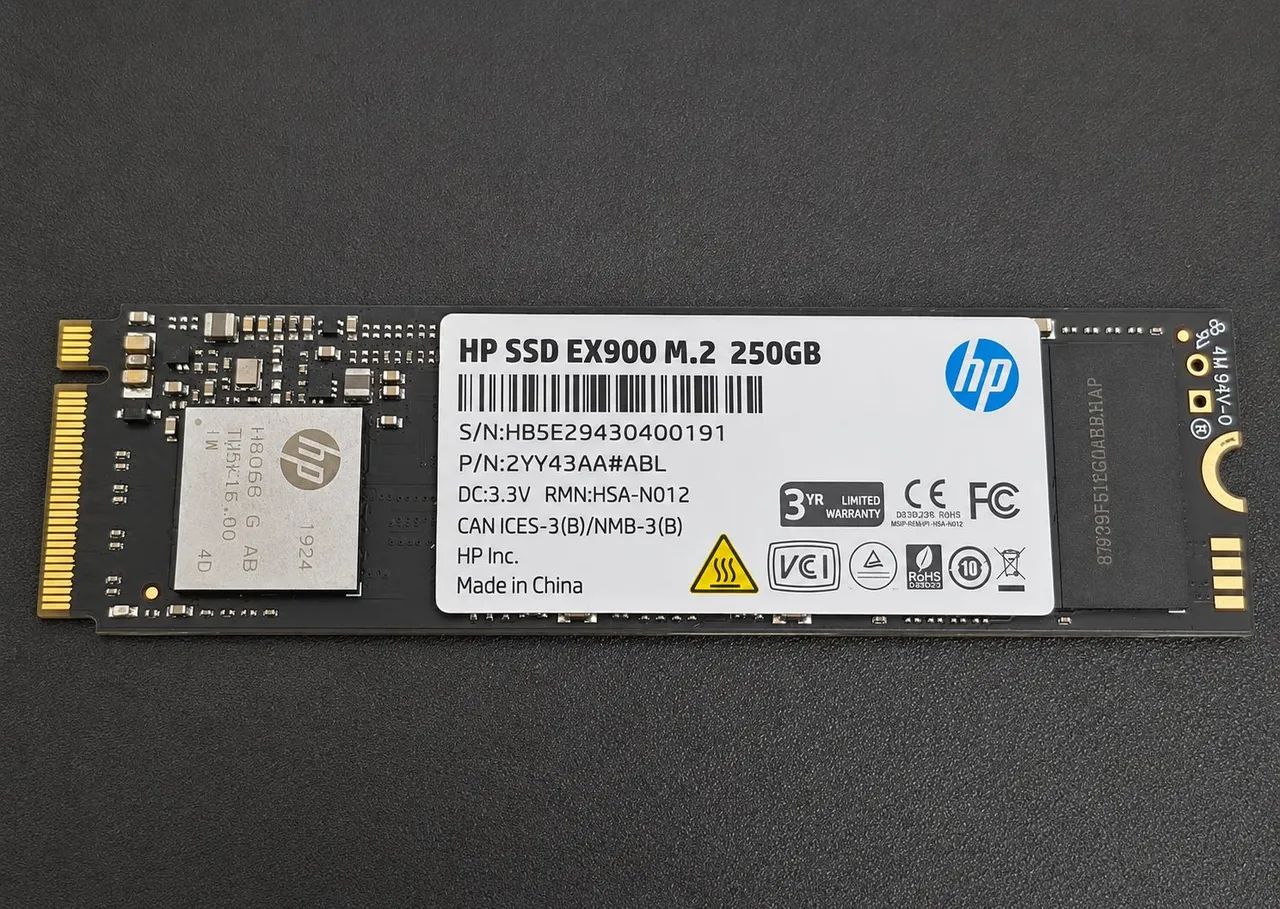 Ssd M.2 nvme 250GB 