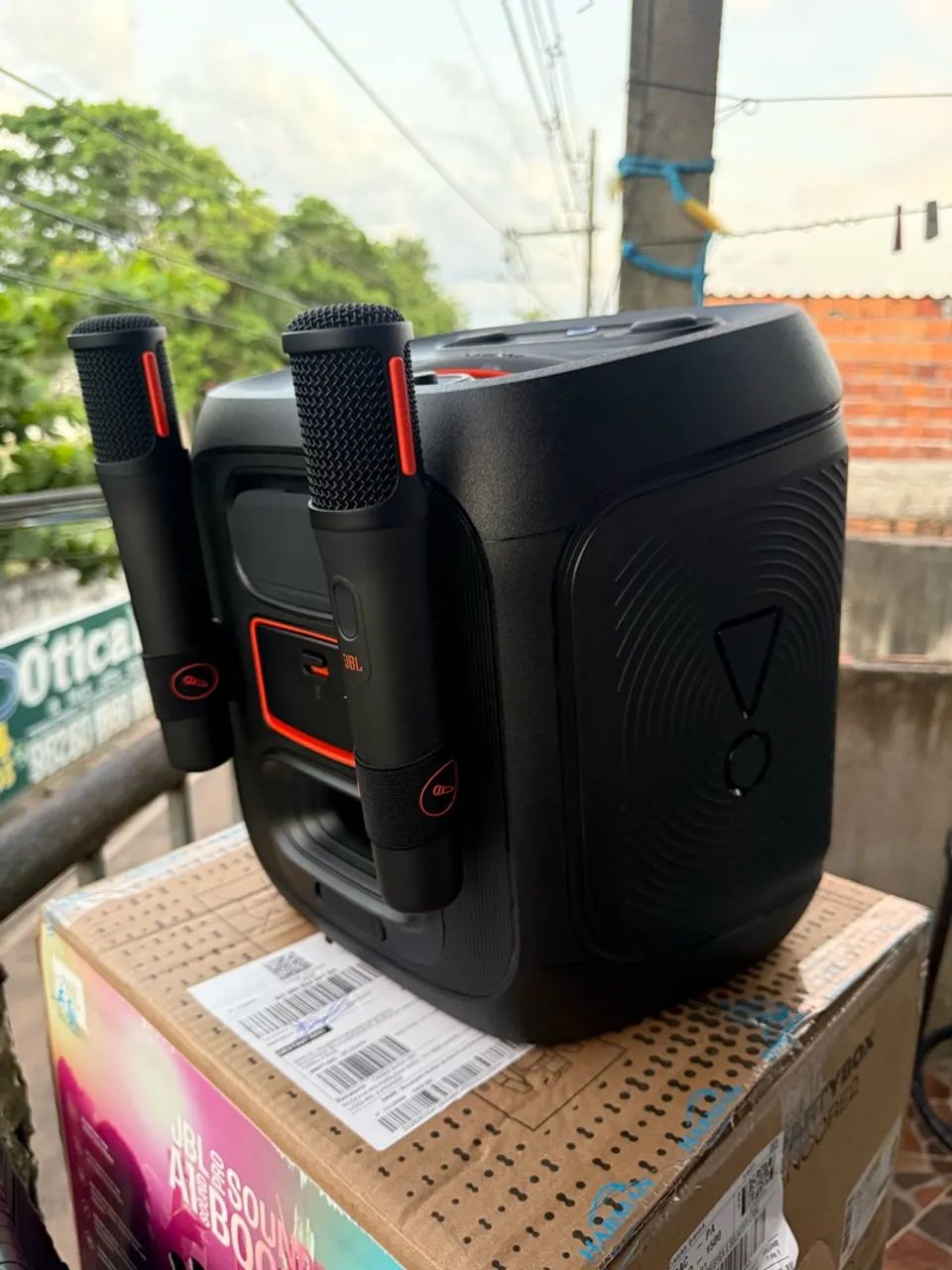 JBL ENCORE 2 com 2 microfones - Foto 3