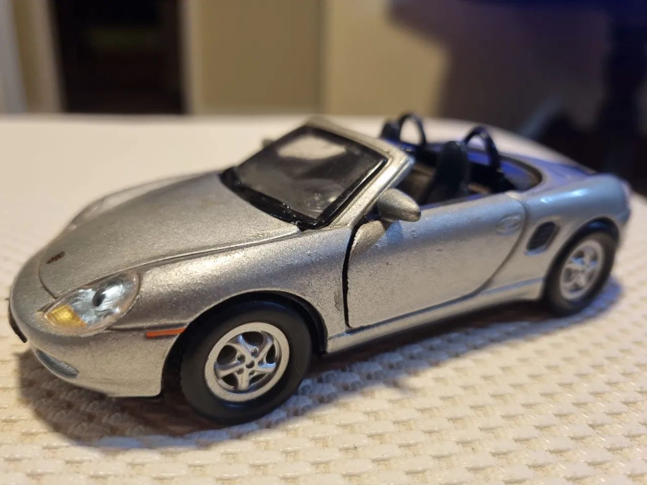 Miniatura Porsche Boxster Conversível - Prata - Foto 2
