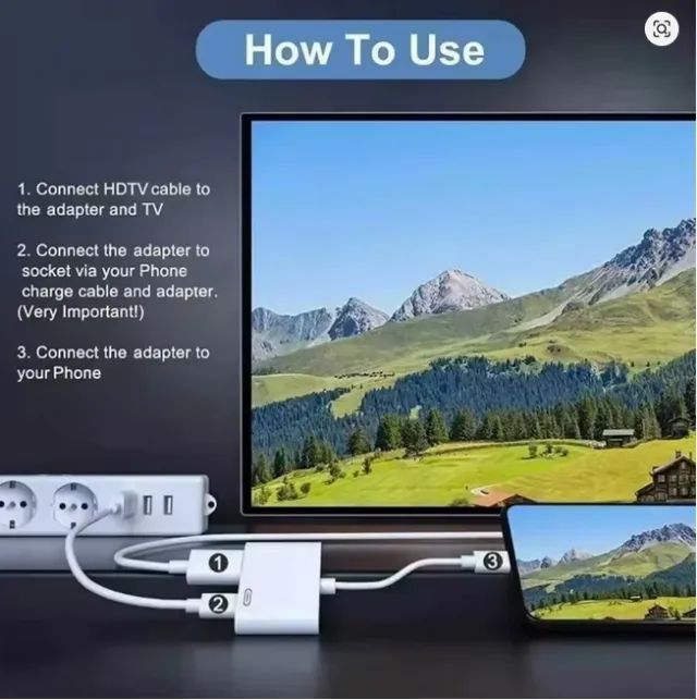 Adaptador iPhone lightning para Hdmi  - Foto 4