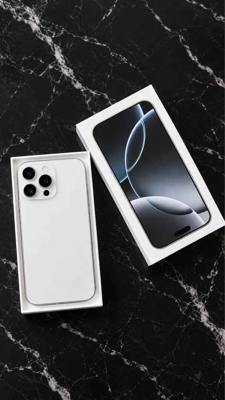 iPhone 16 Pro Max White 256GB com menos de um ano de uso  - em estado de zero!