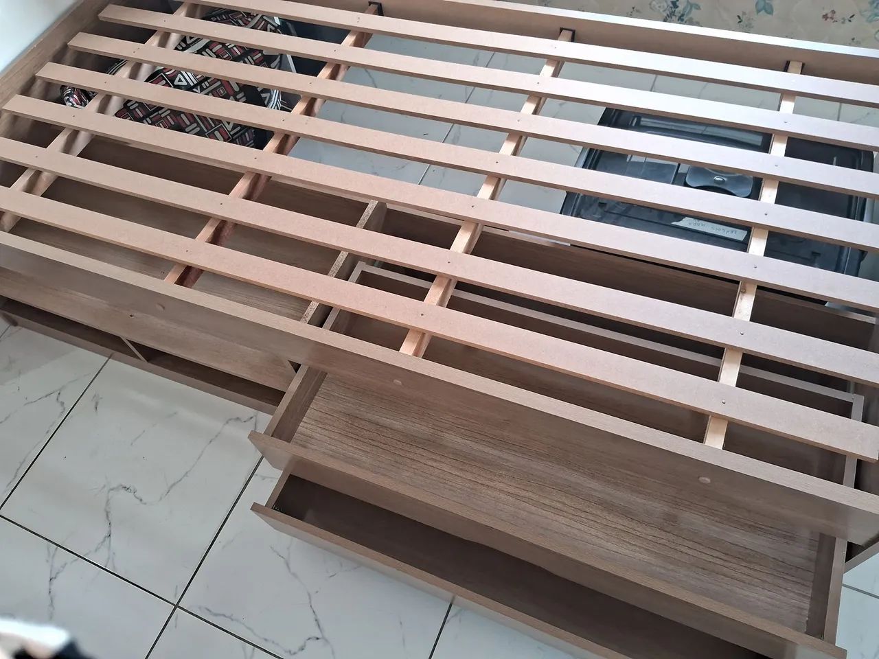 Cama de solteiro de madeira  - Foto 3