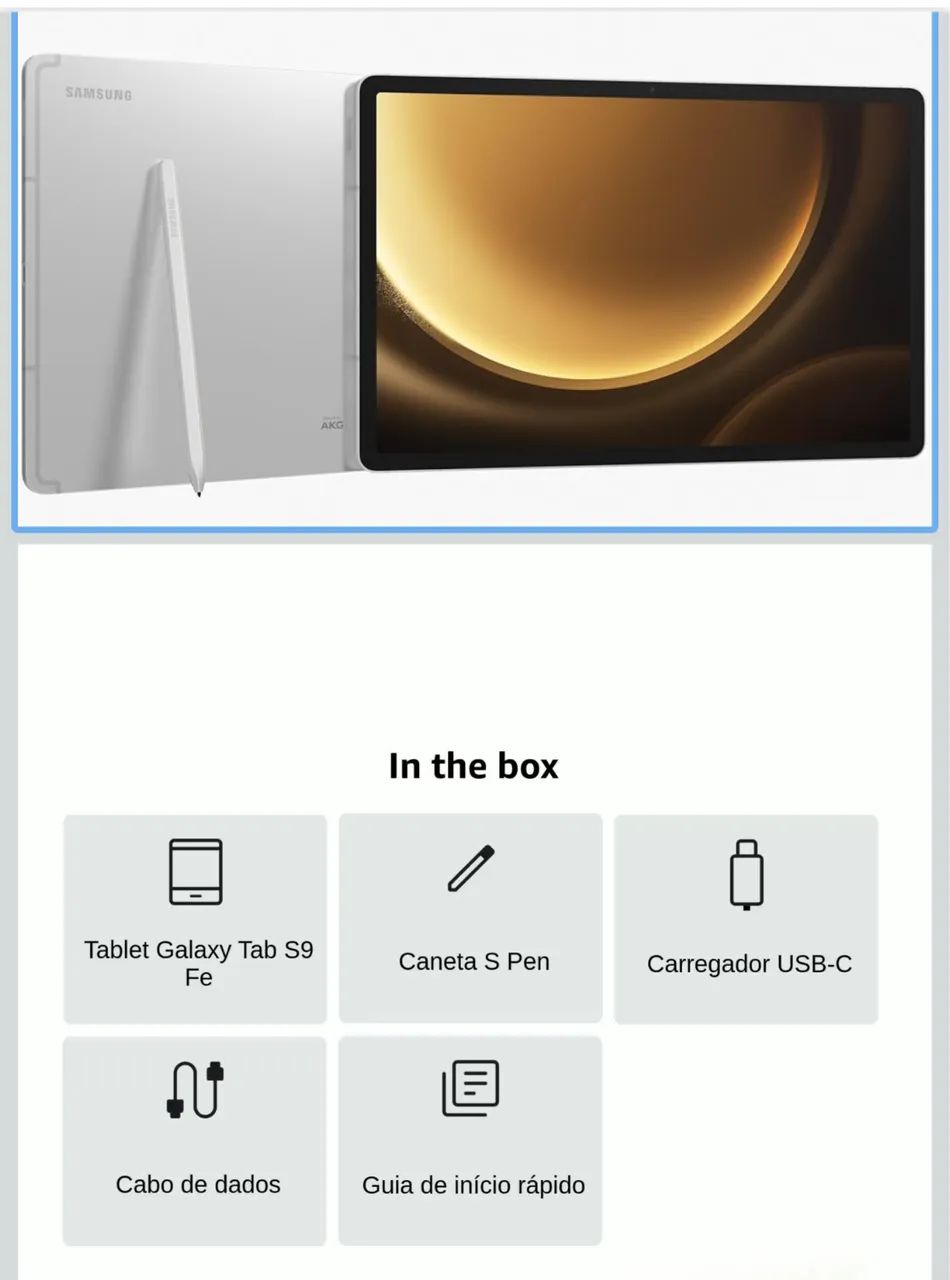 TABLET Galaxy Tab S9 Fe Wifi Modelo 10.9 - Foto 3