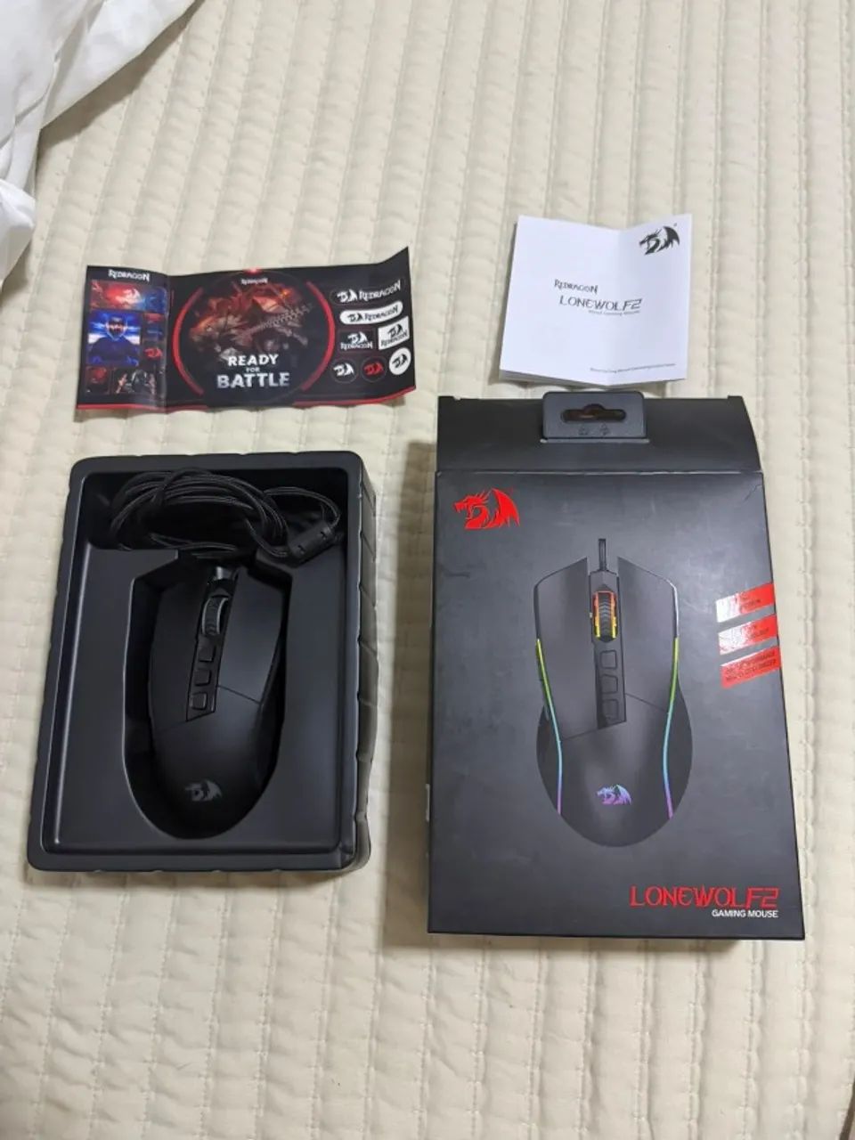 Mouse Redragon Lonewolf2 - NOVÍSSIMO 