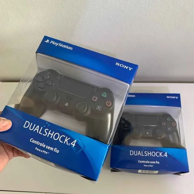 Controle Para Ps4 Sem Fio Bluetooth Dualshock 4 Novo Na Caixa - Foto 4