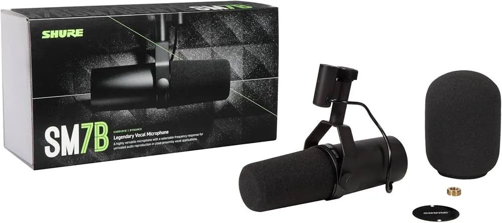 Microfone shure sm7 novo lacrado