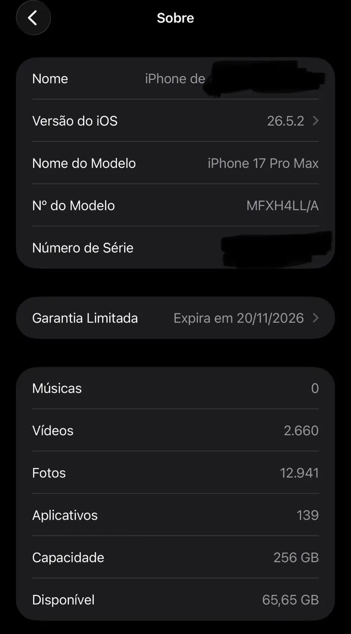 Vendo/Troco iphone 17 Pro Max na garantia Apple  - Foto 3