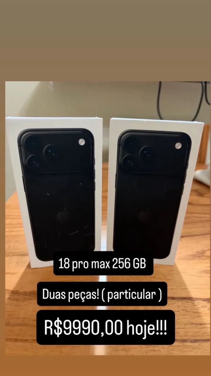 18 pro max black 256GB