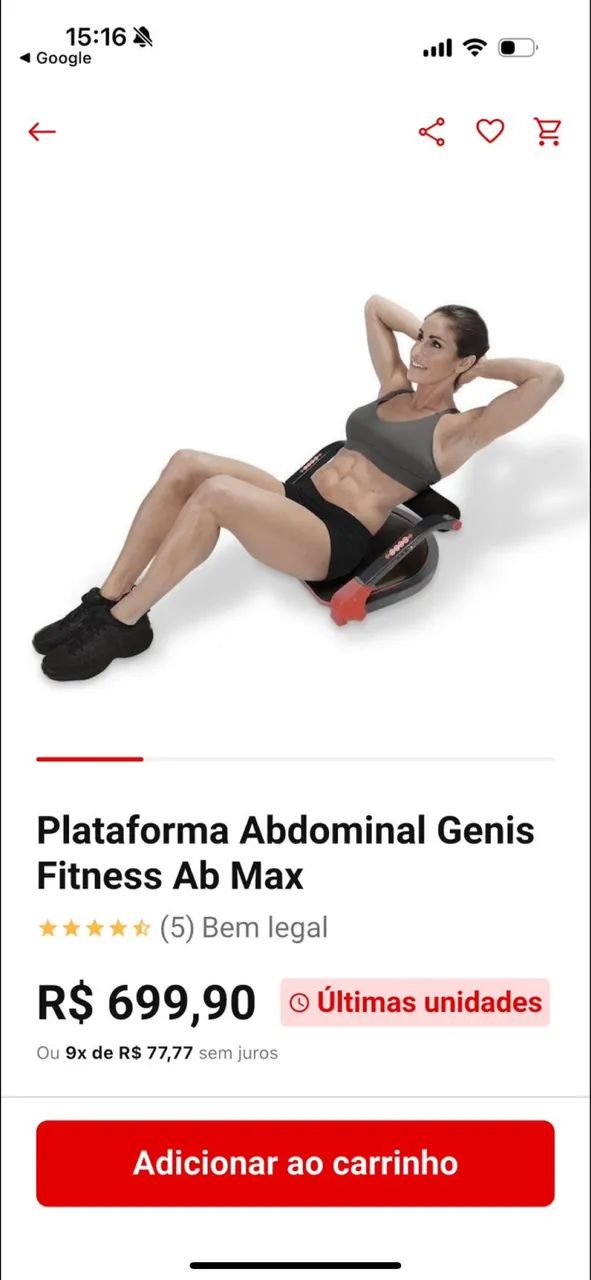 Plataforma abdominal  - Foto 2