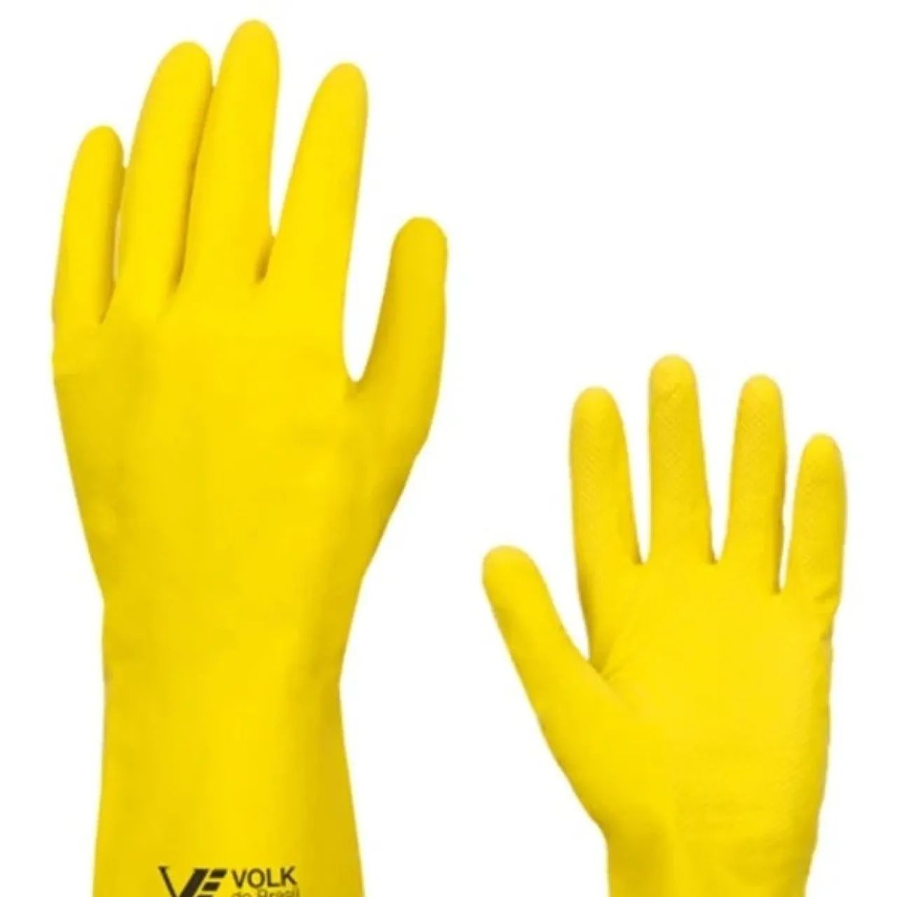 Luva l átex forrada Volk Brasil - Foto 2