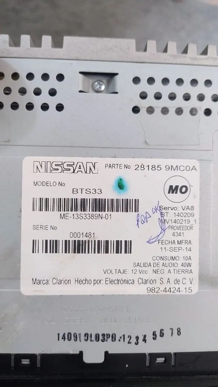 Centra multimídia Nissan versa original 2015 a 2020 - Foto 3
