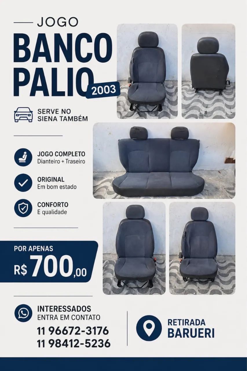 Banco do palio 2003