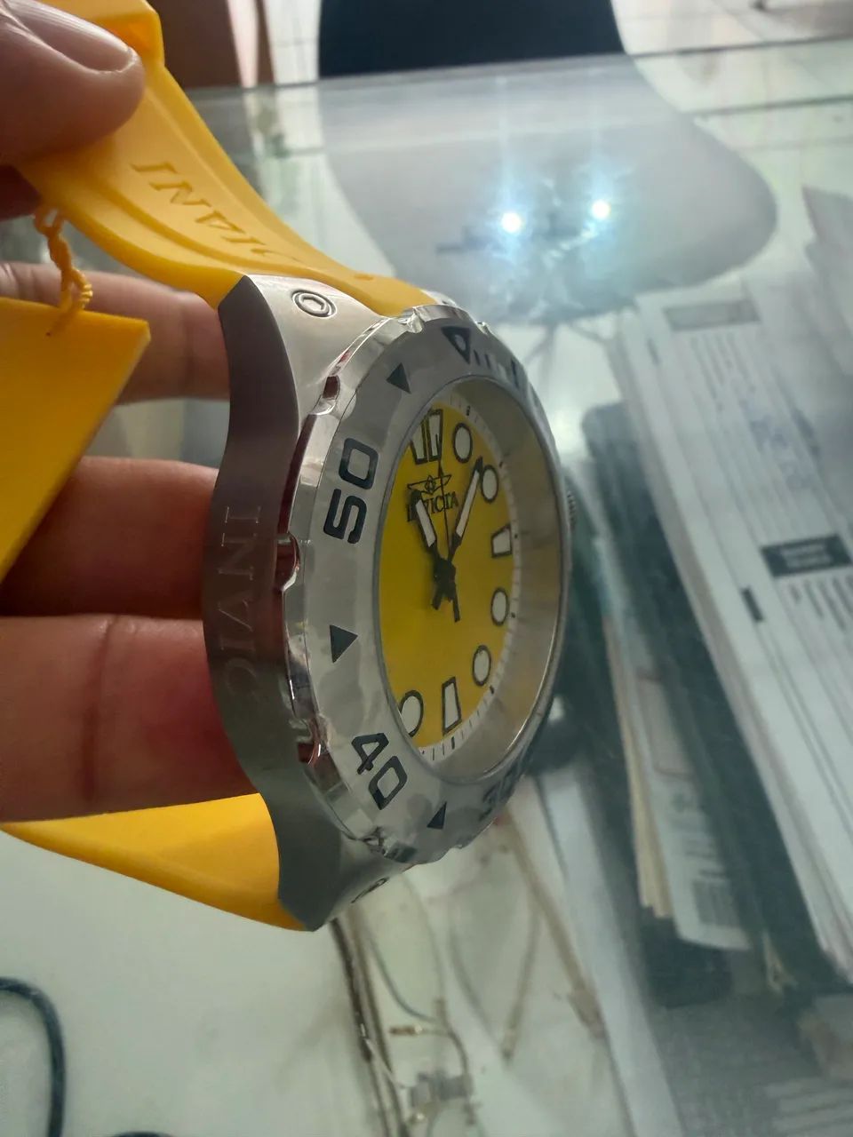 Invicta Pro Diver Men's Watch - 51mm, Yellow  - Foto 3