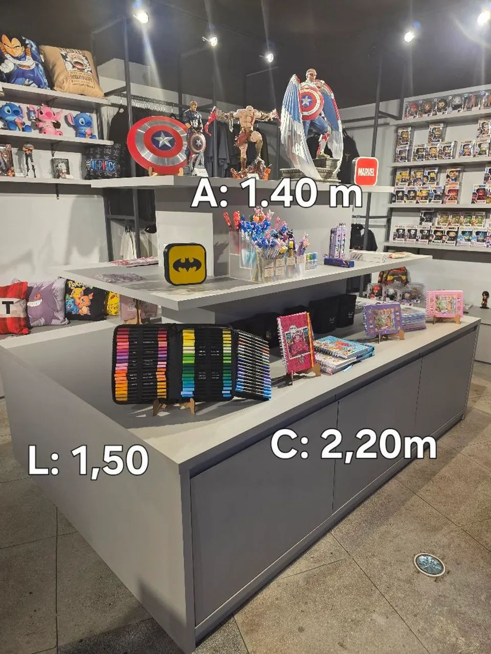 Móvel expositor