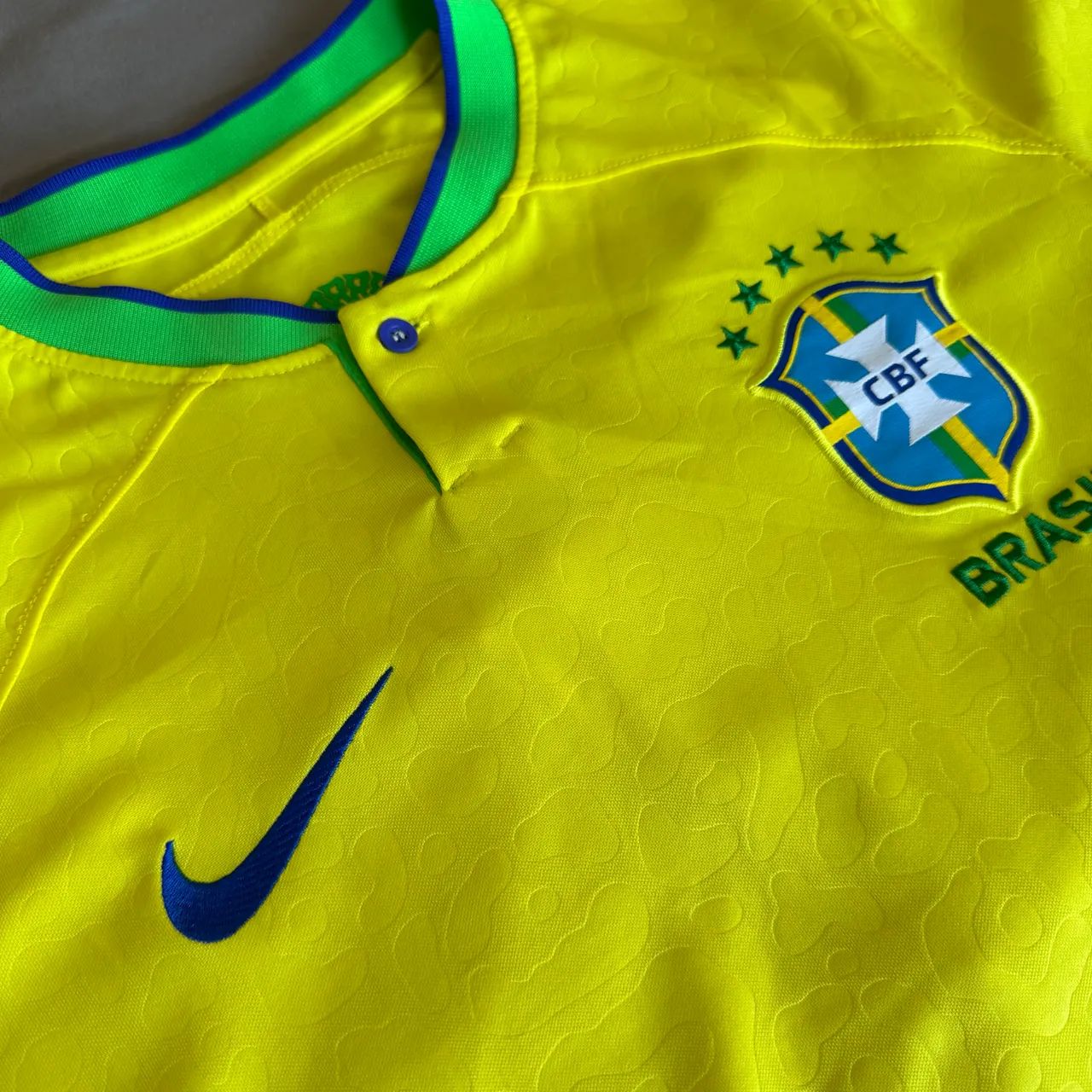 Camisa Seleção Brasileira Masculina Tamanho M - Foto 2