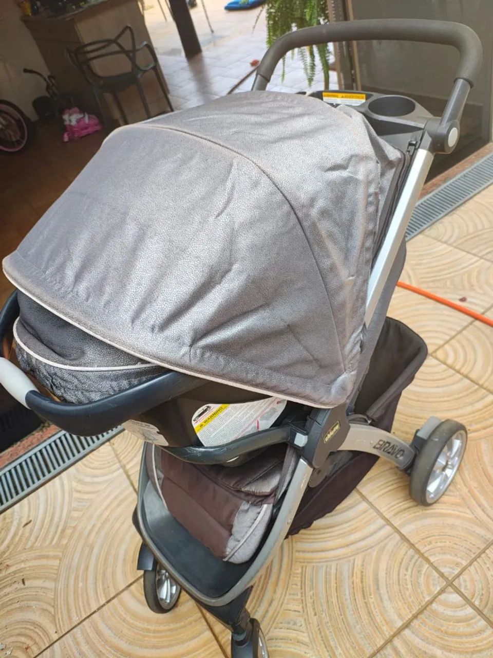 berço + carrinho com bebê conforto chicco - Foto 4