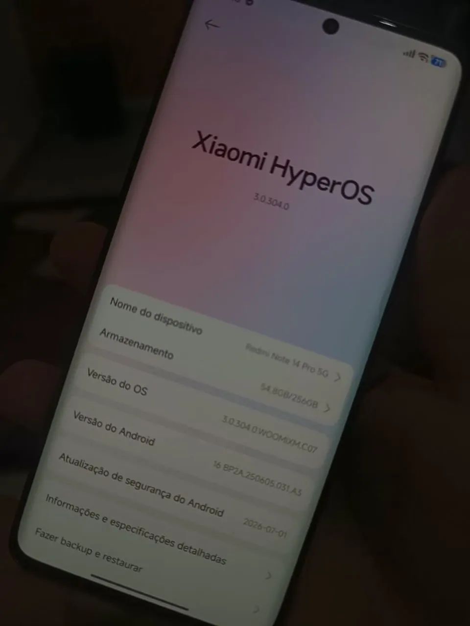 Vendo xaiome redime note 14 pro 5G novo todo original 