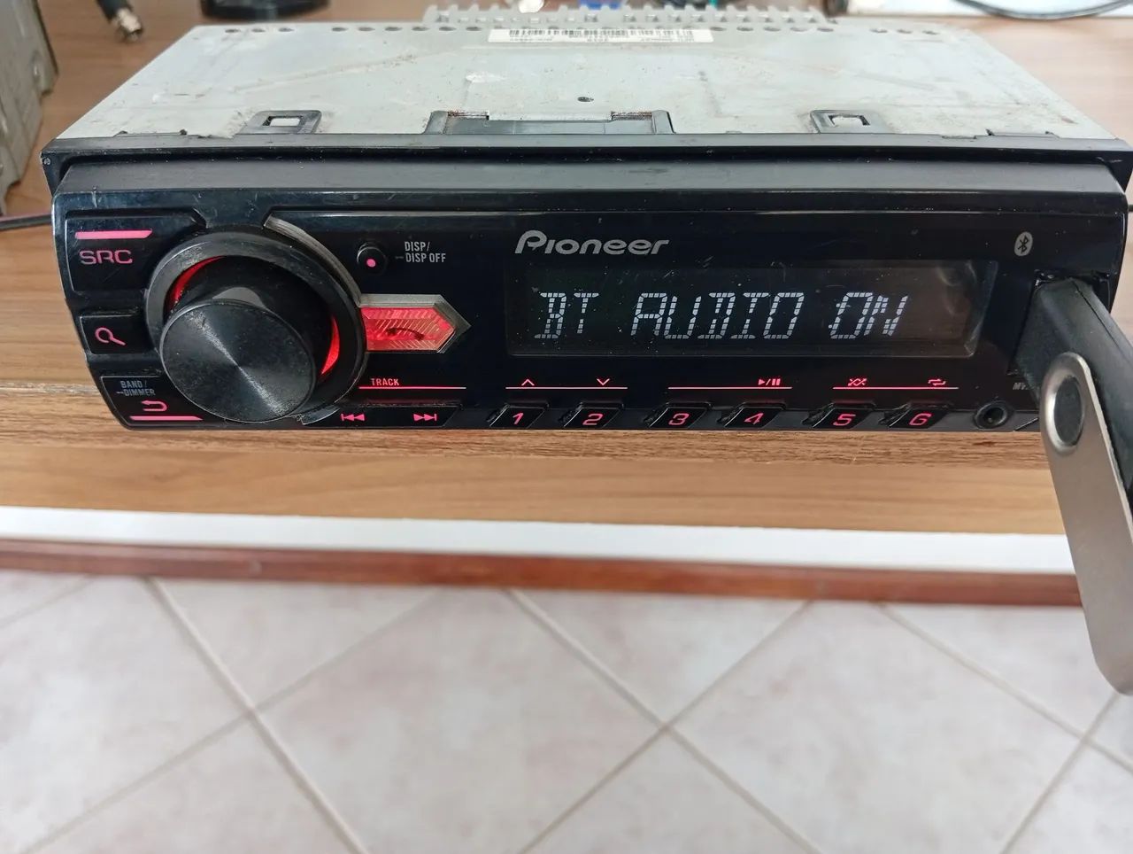 Aparelho Pioneer bluetooth 