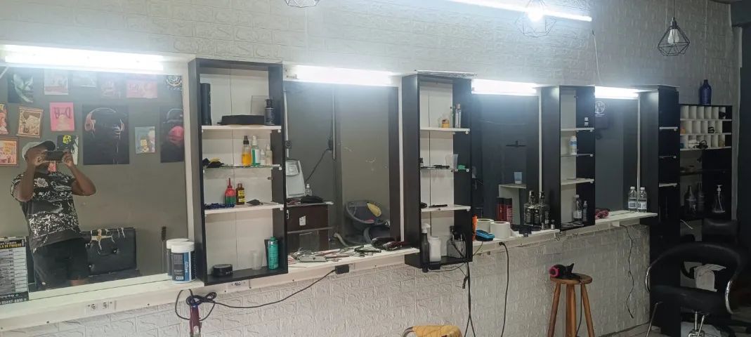 Bancada para Salão/Barbearia 