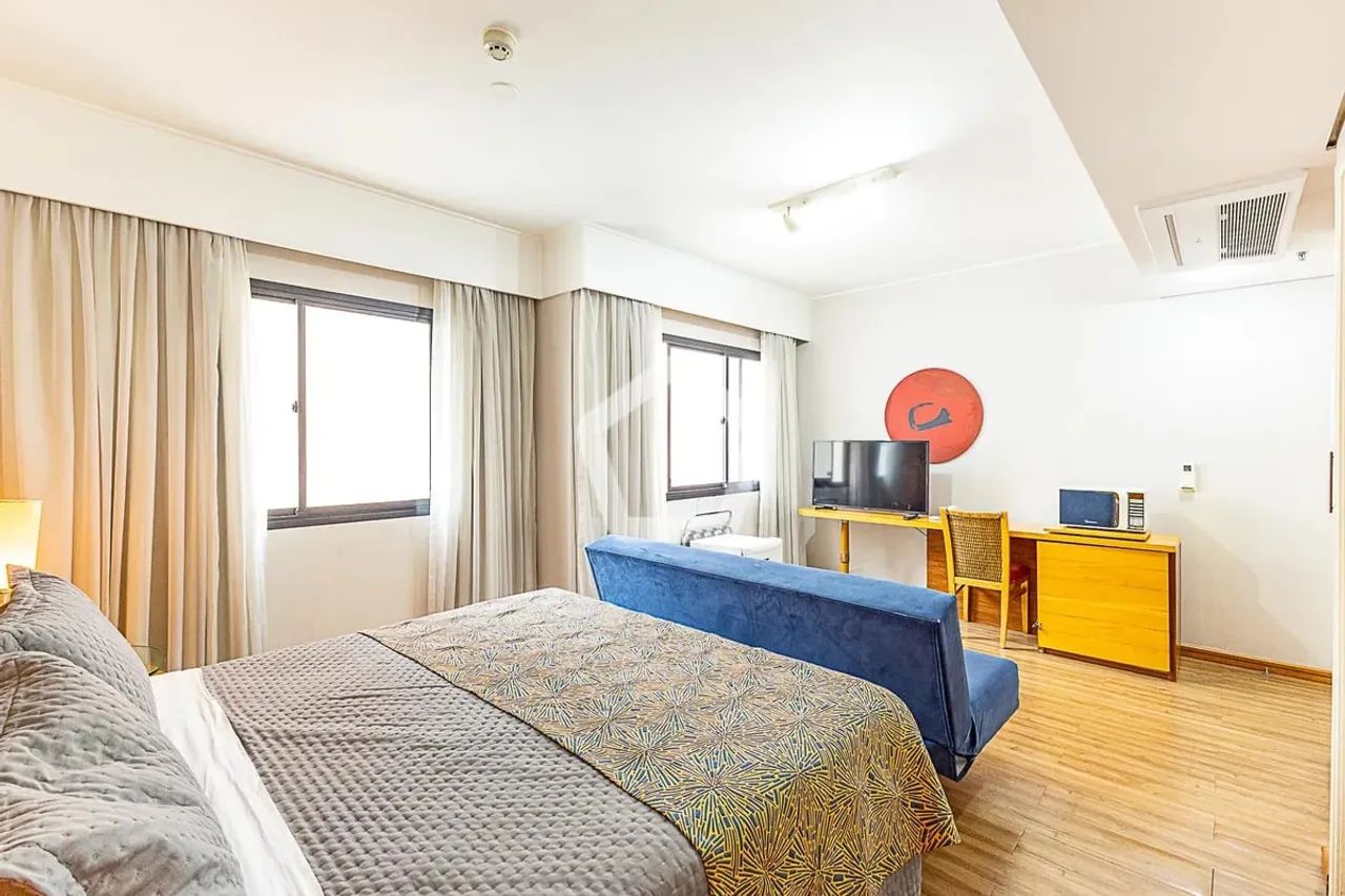 Flat 26m² mobiliado no Moema