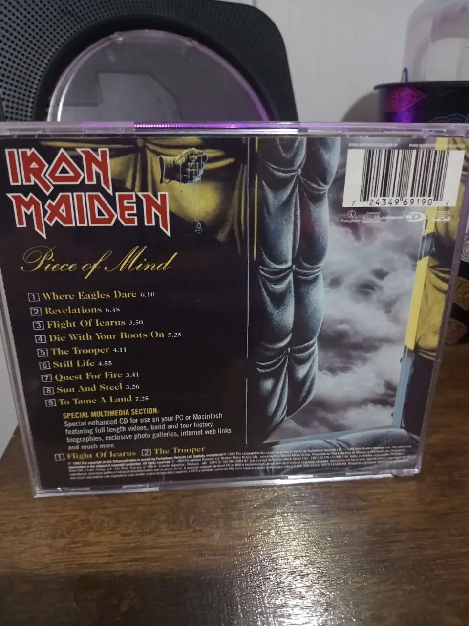 Cd Iron Maiden Piece Of Mind - Foto 2