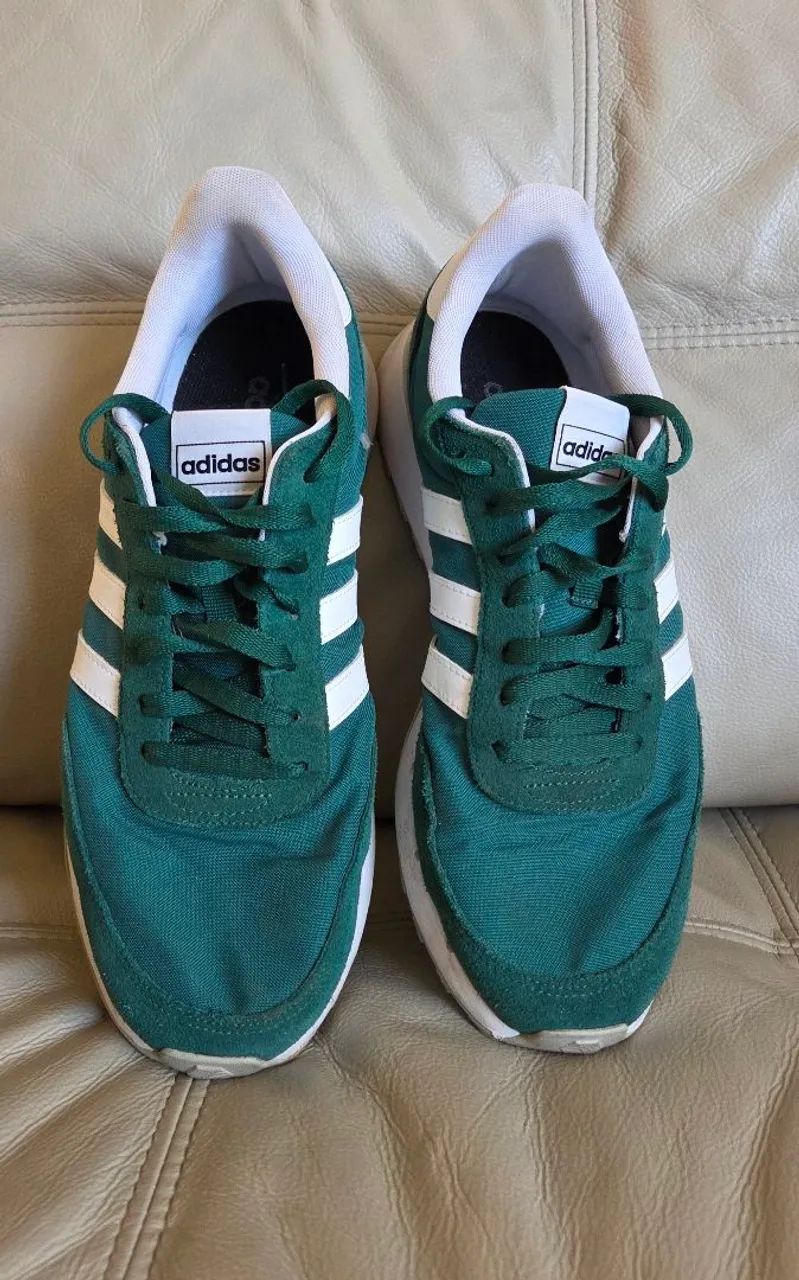 Tênis Adidas Run 60s 2.0 Verde - Tamanho 42 - Calçados - Jardins