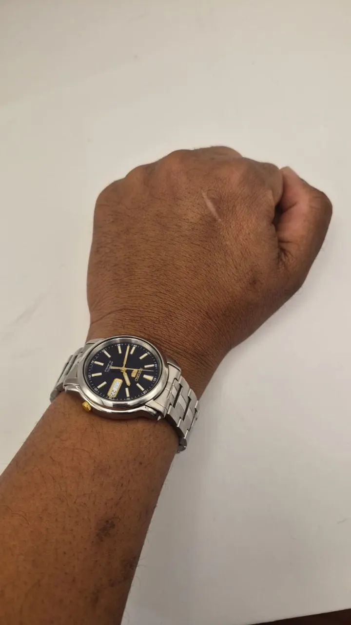 Relogio Masculino Seiko 5 original, automático Azul - Foto 3