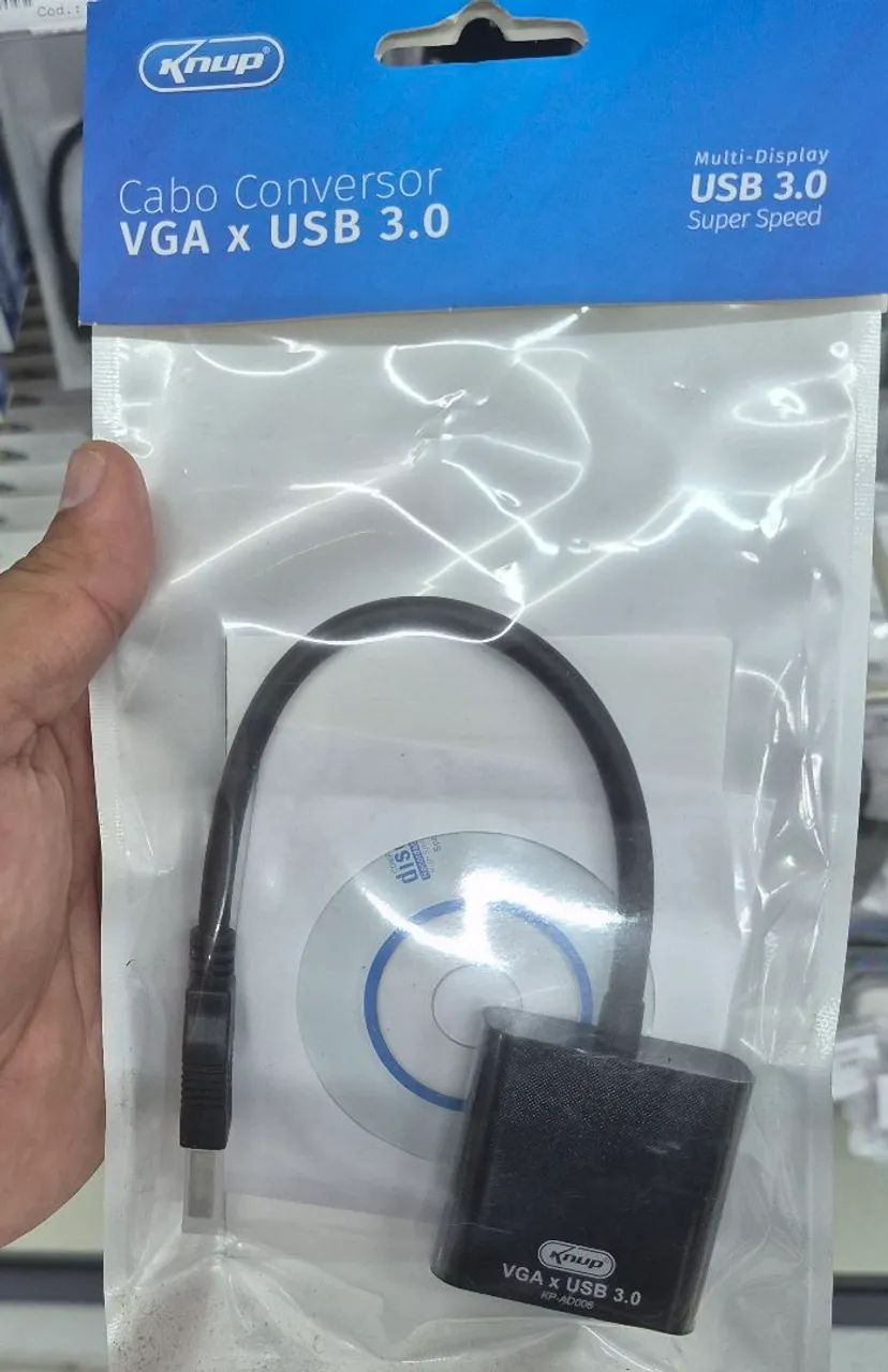 CABO CONVERSOR VGA X USB 3.0 REF: KP-AD006