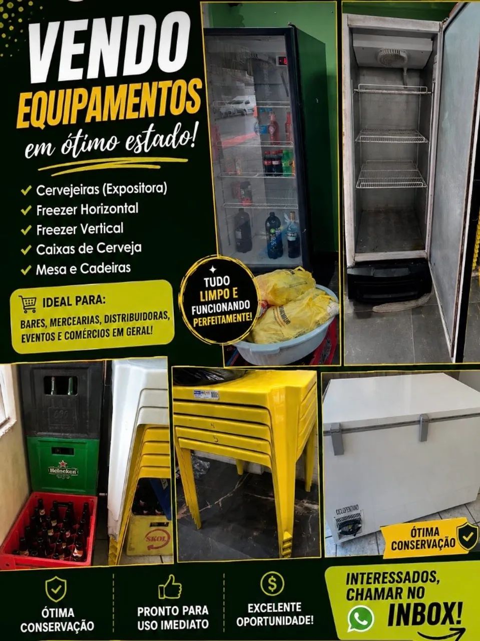 Equipamentos para bar e lanchonete 
