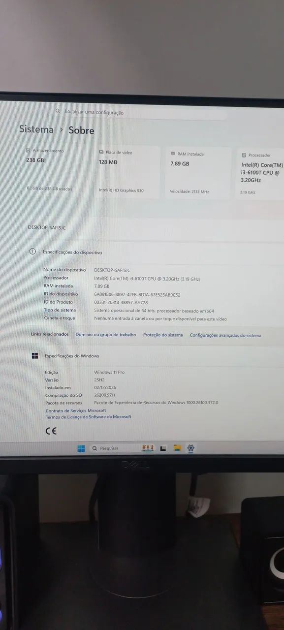 PC CORE I3 COMPLETO COM MESA - Foto 2
