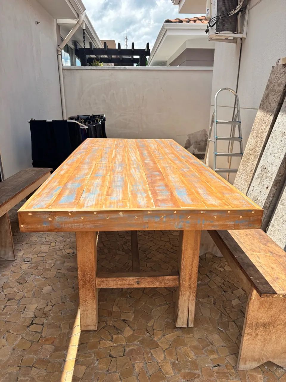 Vendo Mesa de Madeira de demolição! - Foto 3