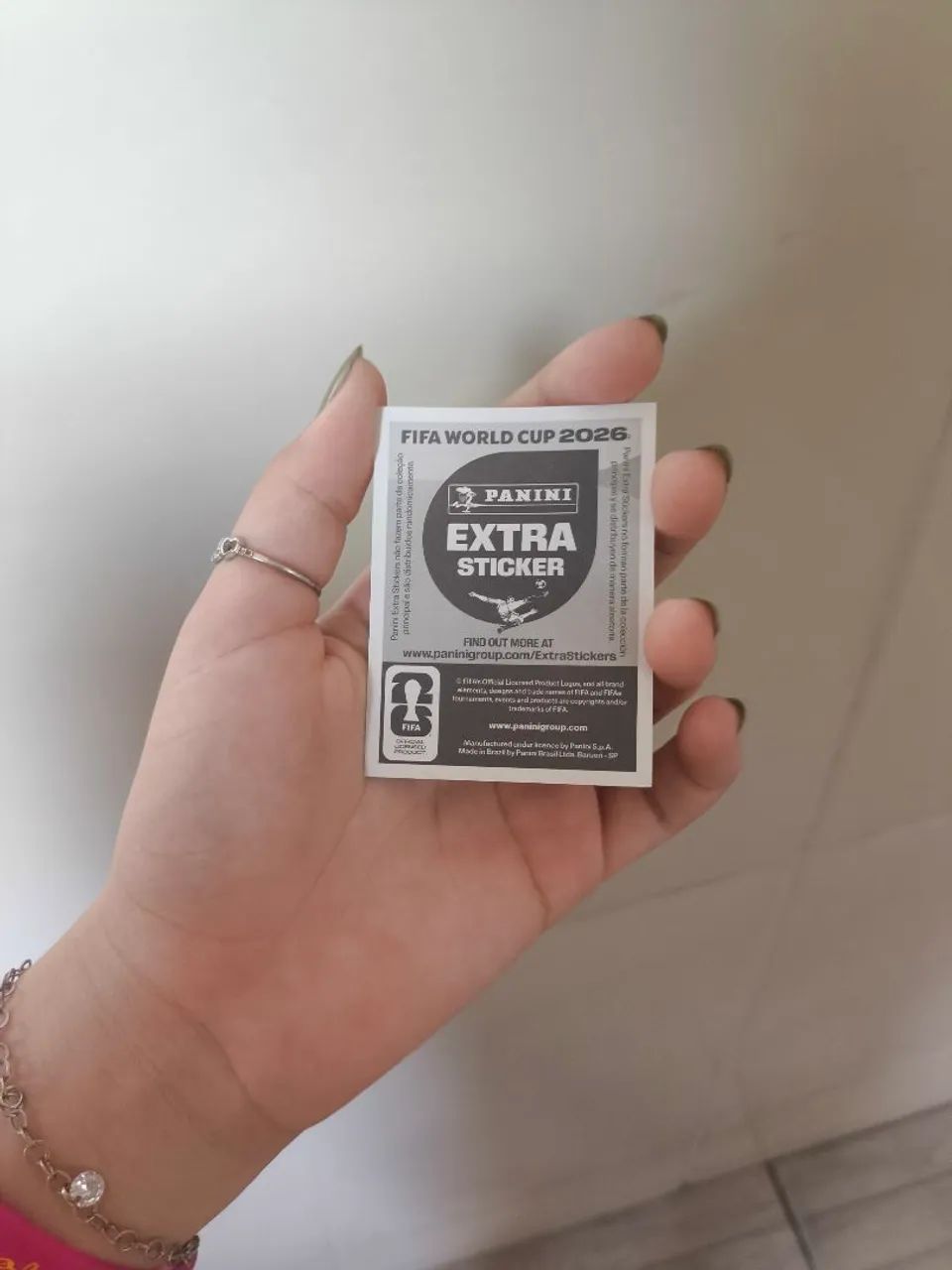 Figurinha Extra Sticker Bronze Kilian Mbappe - Foto 2