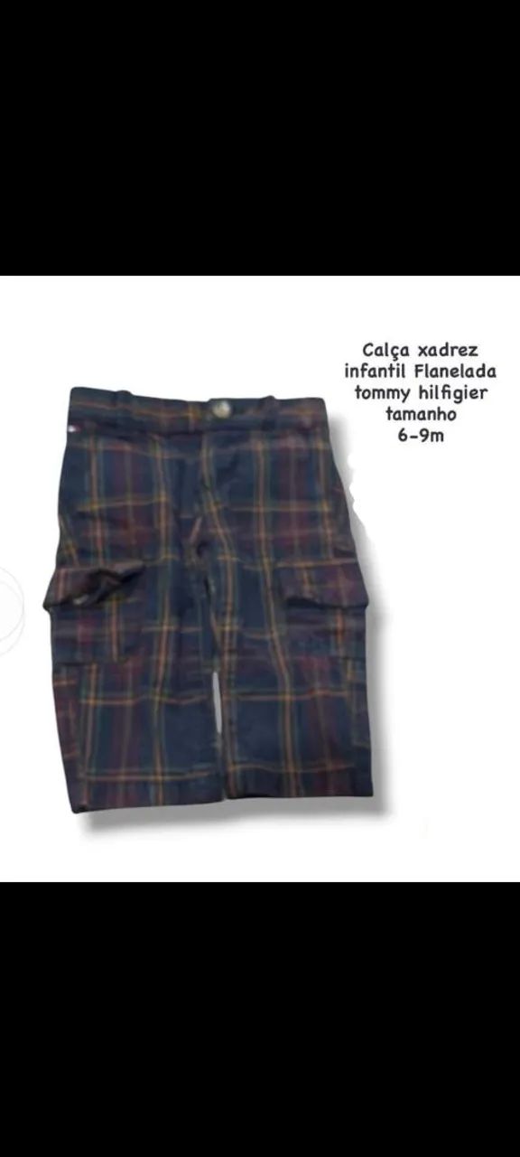 Calça  Infantil  Tommy  Hilfinger. 