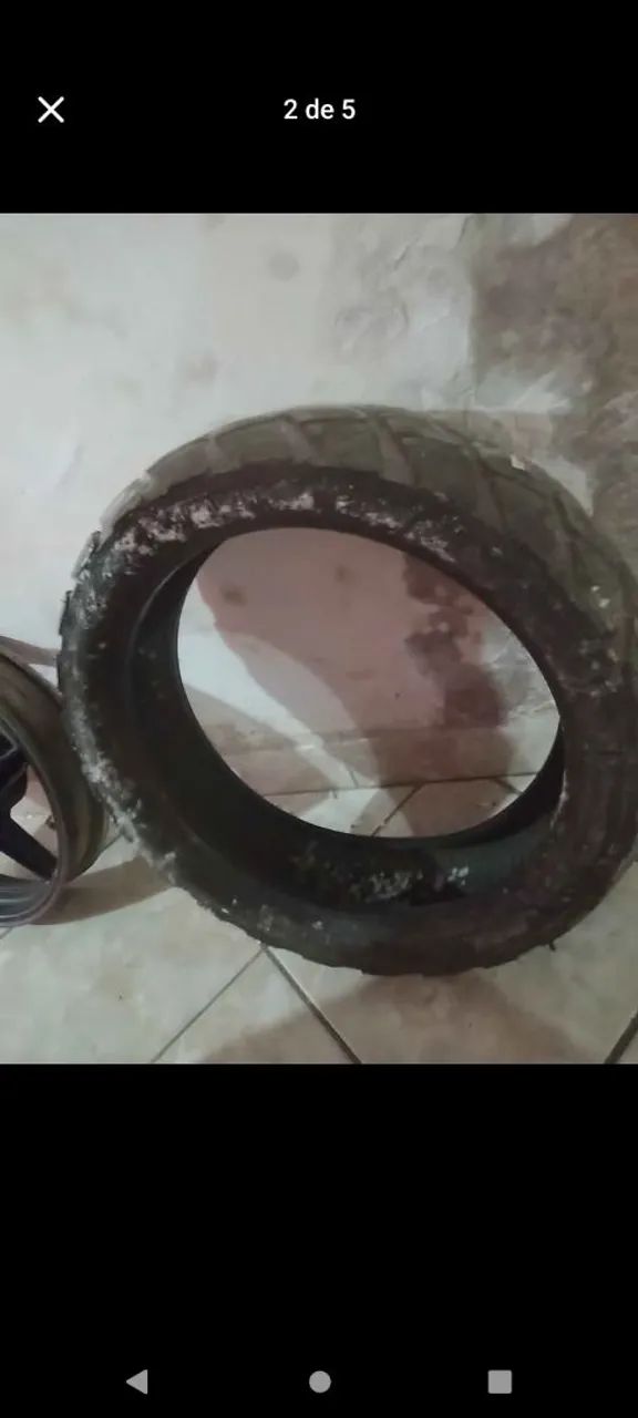 Roda de Twister traseira com pneu - Foto 2