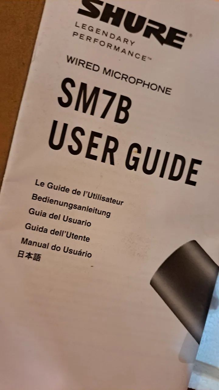 MICROFONE SHURE SM 7B 0riginal - Foto 4