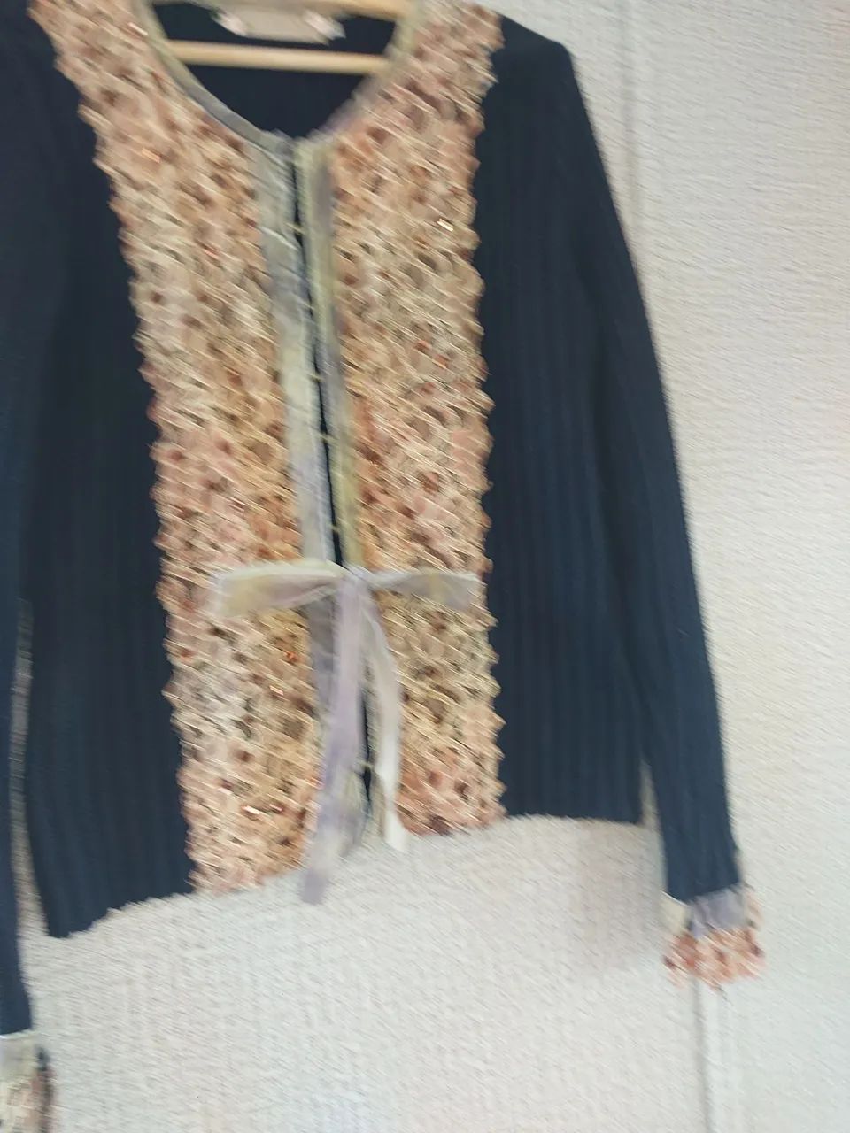 Casaquinho de inverno estilo romântico  - Foto 2