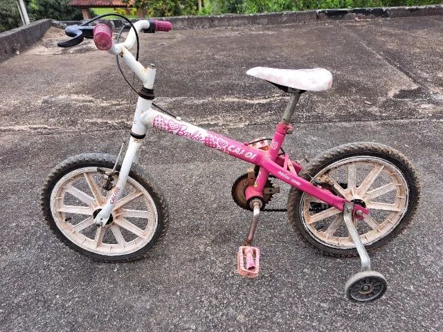 Bicicleta rosa aro 16