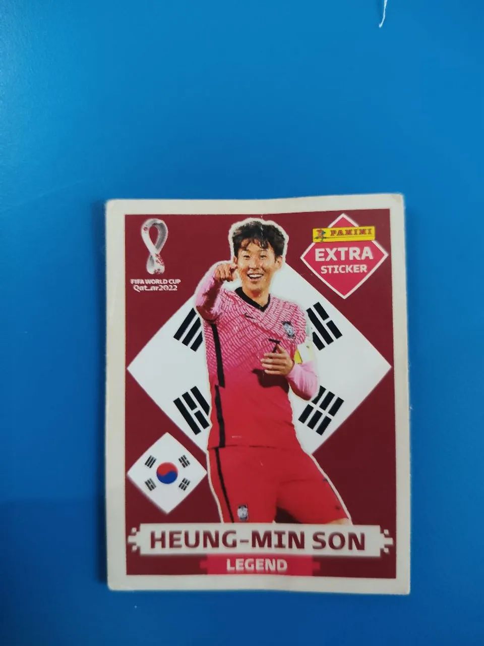 Figurinha Extra Panini Copa 2022 Heung-Min Son Legend (Bordô)