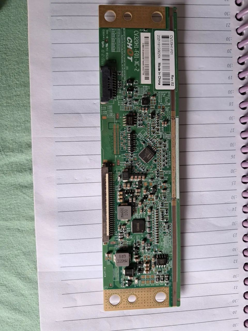 Placa t-con tv  OAC 32s5195/78g /CV320H1- XC2